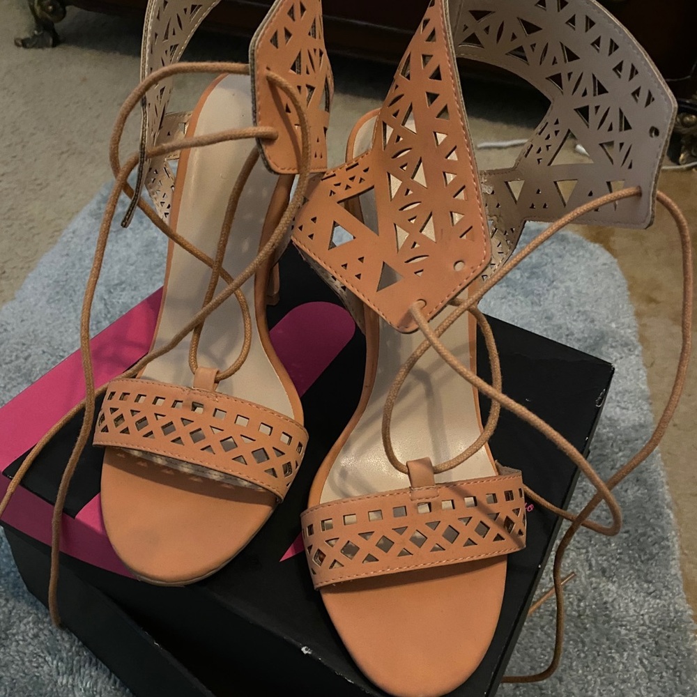 Peach Heels